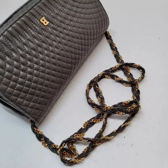 Bally Shoulder Bag Gray Leather 3355430 - Picture 4 of 9